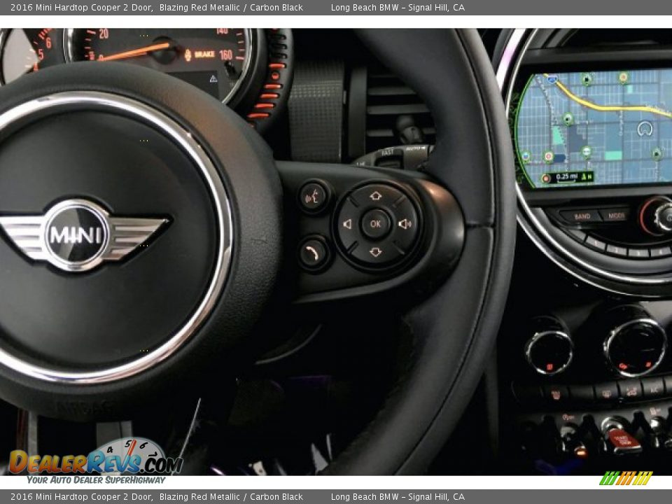 2016 Mini Hardtop Cooper 2 Door Blazing Red Metallic / Carbon Black Photo #15
