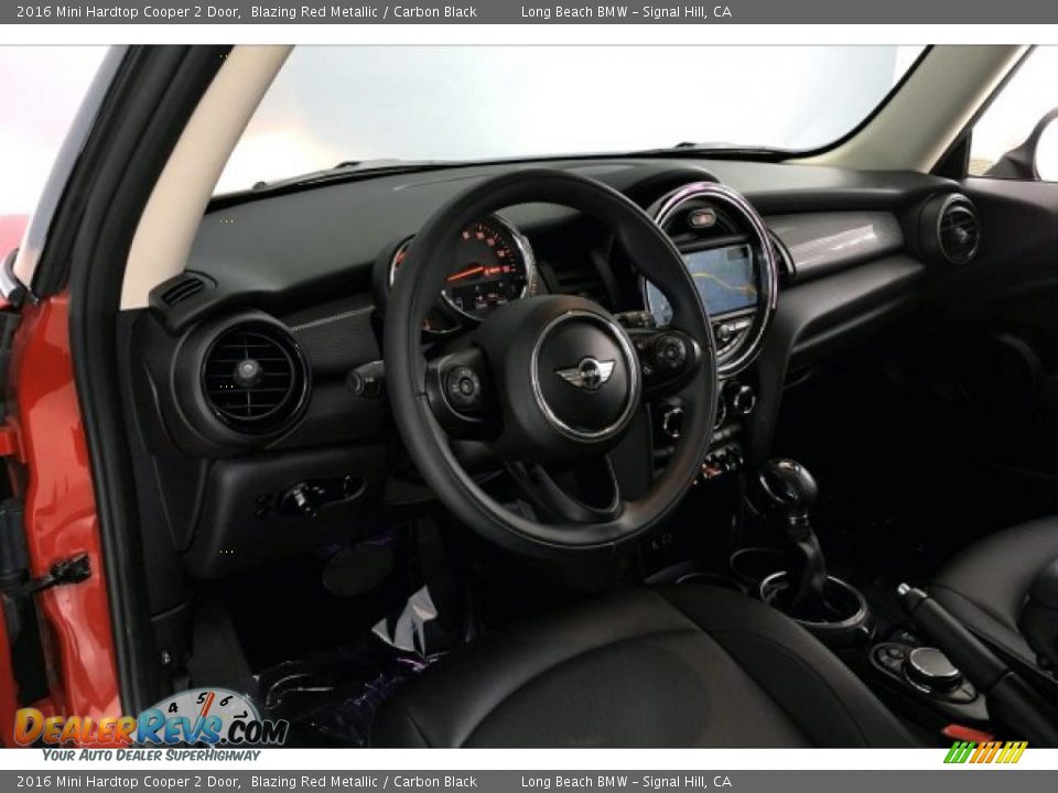 2016 Mini Hardtop Cooper 2 Door Blazing Red Metallic / Carbon Black Photo #17