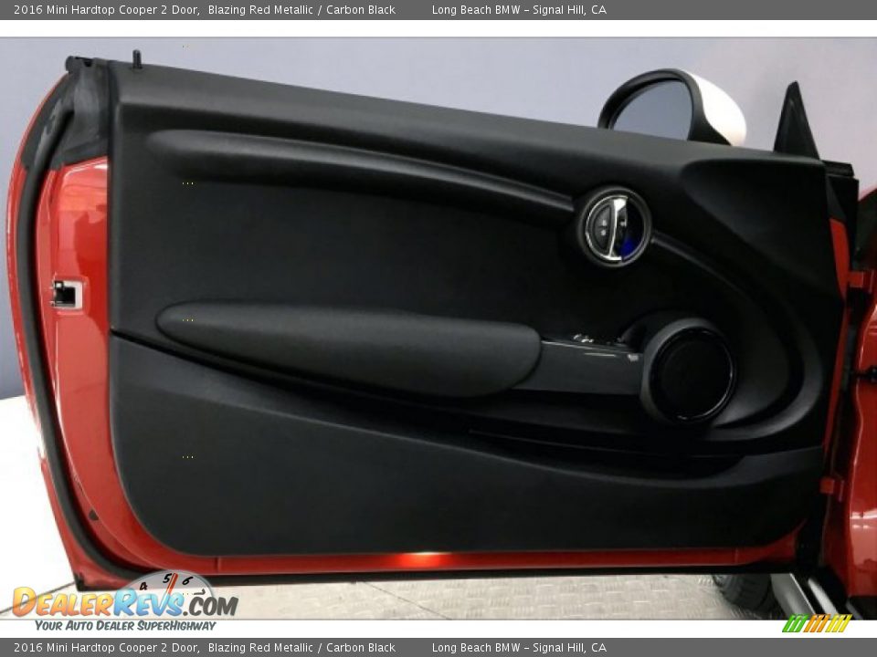 2016 Mini Hardtop Cooper 2 Door Blazing Red Metallic / Carbon Black Photo #21
