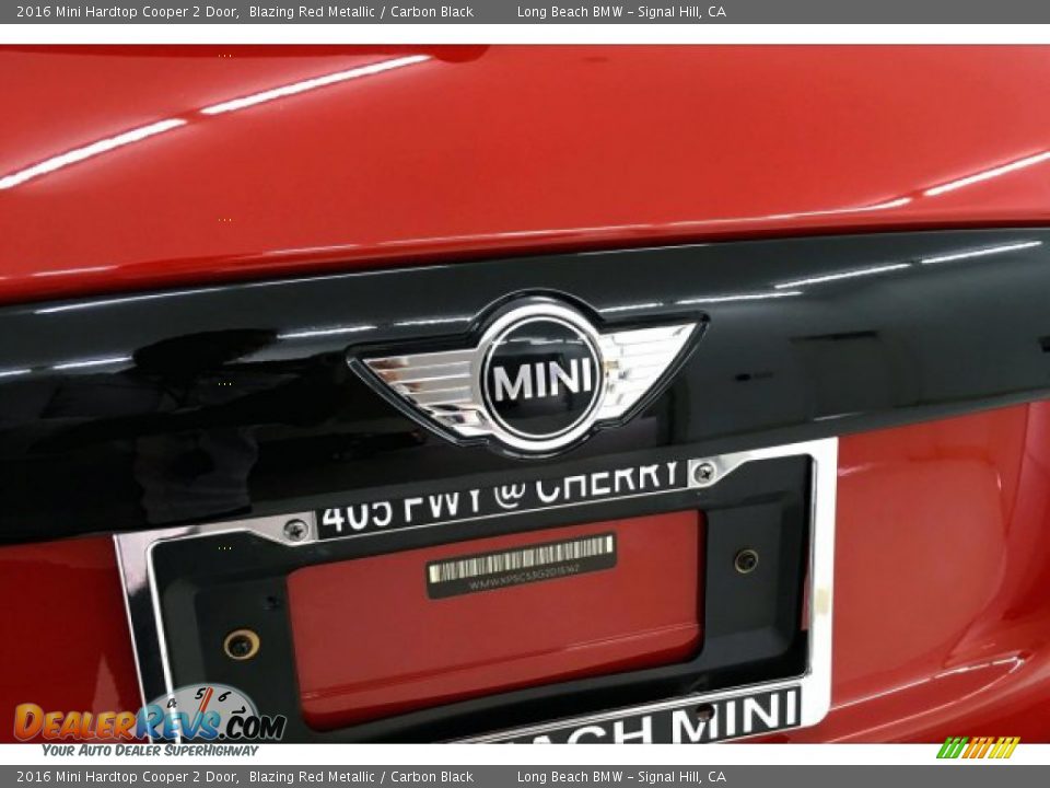 2016 Mini Hardtop Cooper 2 Door Blazing Red Metallic / Carbon Black Photo #23