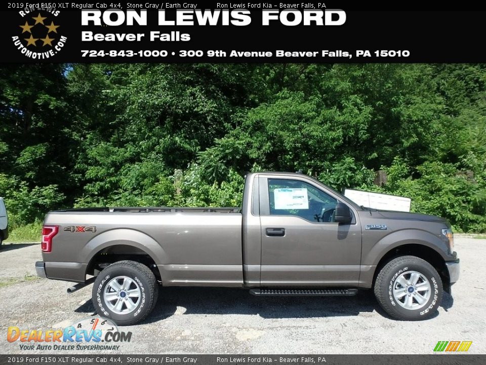 2019 Ford F150 XLT Regular Cab 4x4 Stone Gray / Earth Gray Photo #1