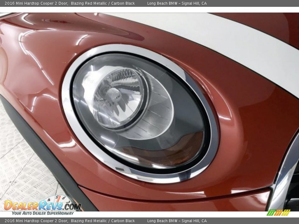 2016 Mini Hardtop Cooper 2 Door Blazing Red Metallic / Carbon Black Photo #27