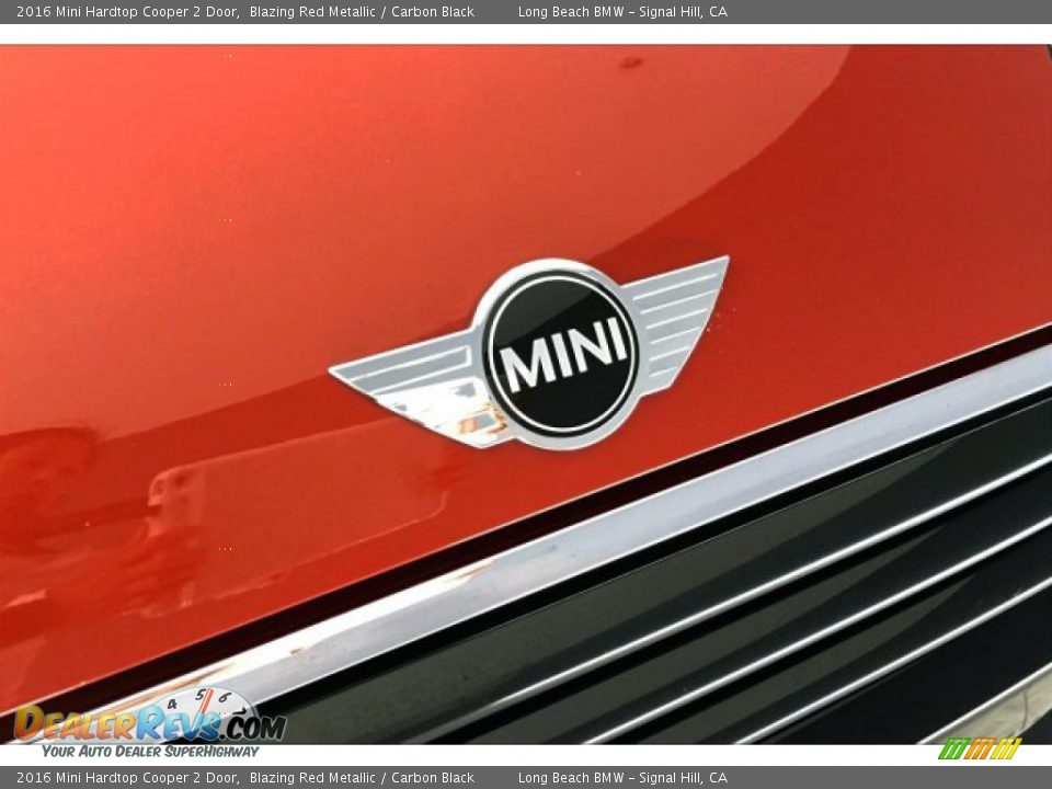 2016 Mini Hardtop Cooper 2 Door Blazing Red Metallic / Carbon Black Photo #28