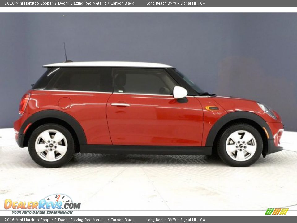 2016 Mini Hardtop Cooper 2 Door Blazing Red Metallic / Carbon Black Photo #30