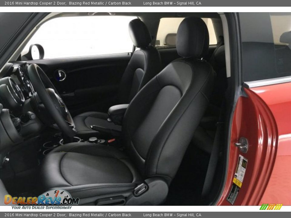 2016 Mini Hardtop Cooper 2 Door Blazing Red Metallic / Carbon Black Photo #31