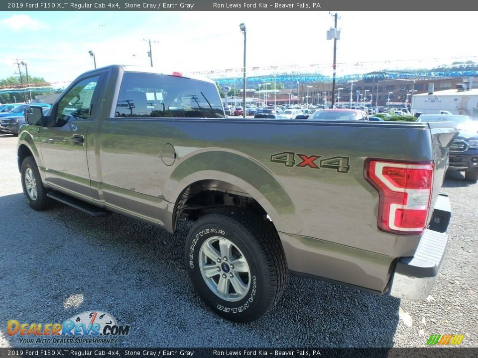 2019 Ford F150 XLT Regular Cab 4x4 Stone Gray / Earth Gray Photo #7