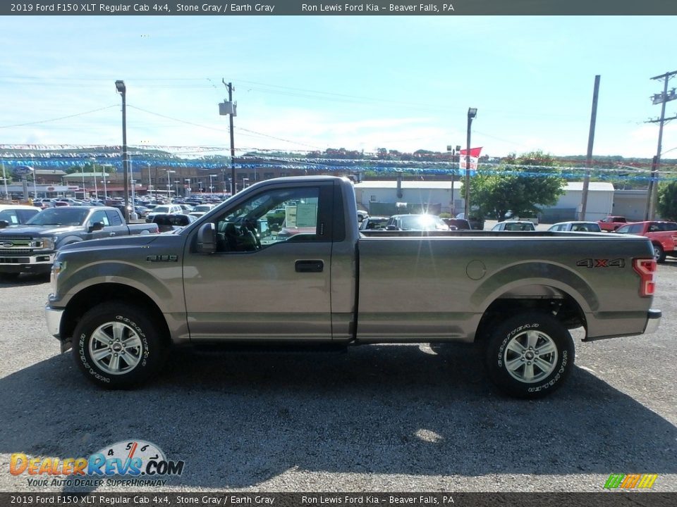 2019 Ford F150 XLT Regular Cab 4x4 Stone Gray / Earth Gray Photo #8