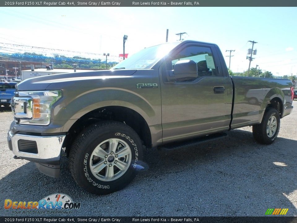 2019 Ford F150 XLT Regular Cab 4x4 Stone Gray / Earth Gray Photo #9