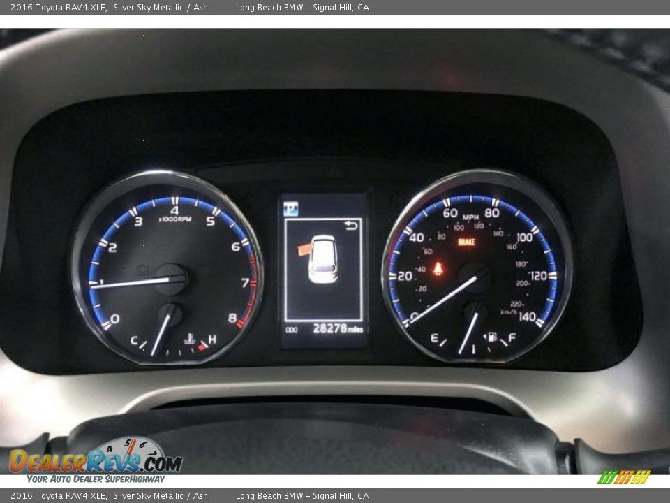 2016 Toyota RAV4 XLE Silver Sky Metallic / Ash Photo #16