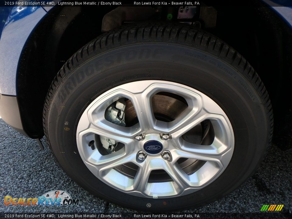 2019 Ford EcoSport SE 4WD Lightning Blue Metallic / Ebony Black Photo #2