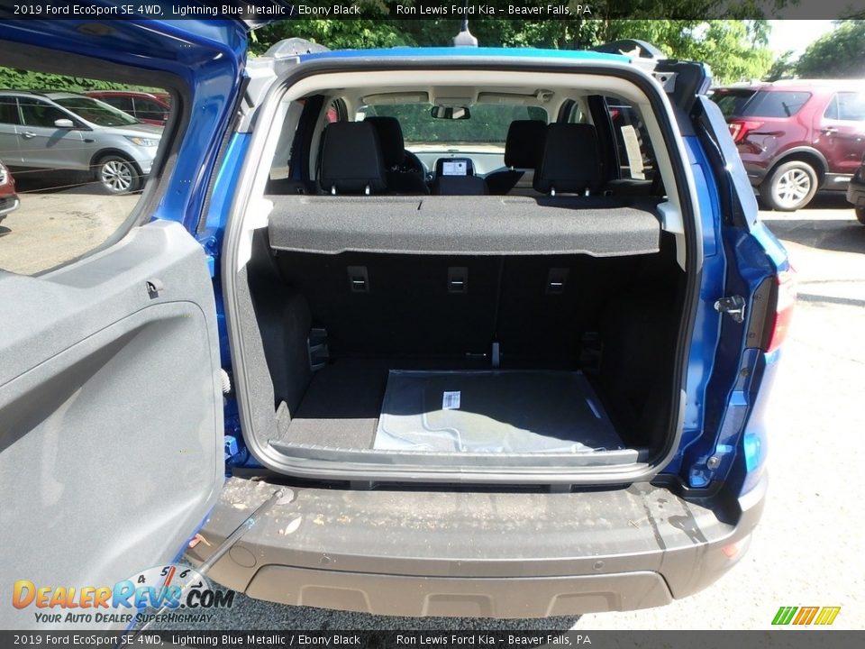 2019 Ford EcoSport SE 4WD Lightning Blue Metallic / Ebony Black Photo #4