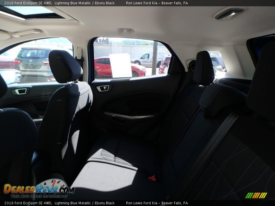 2019 Ford EcoSport SE 4WD Lightning Blue Metallic / Ebony Black Photo #12