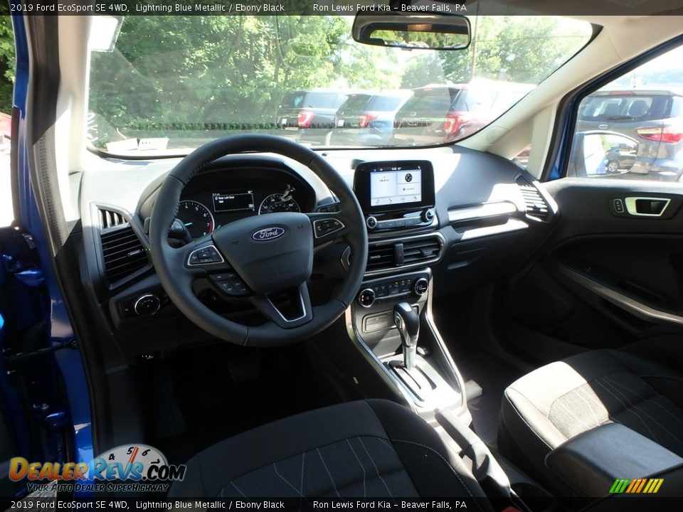 2019 Ford EcoSport SE 4WD Lightning Blue Metallic / Ebony Black Photo #13