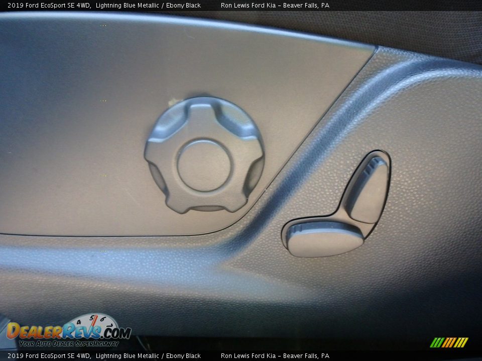 2019 Ford EcoSport SE 4WD Lightning Blue Metallic / Ebony Black Photo #15