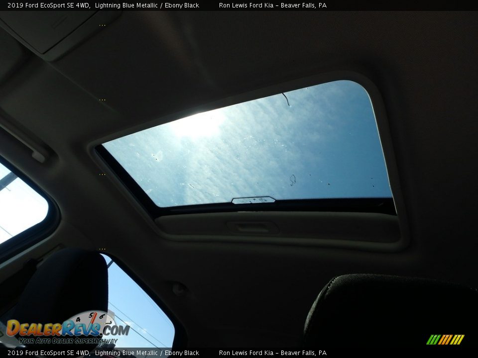 2019 Ford EcoSport SE 4WD Lightning Blue Metallic / Ebony Black Photo #17