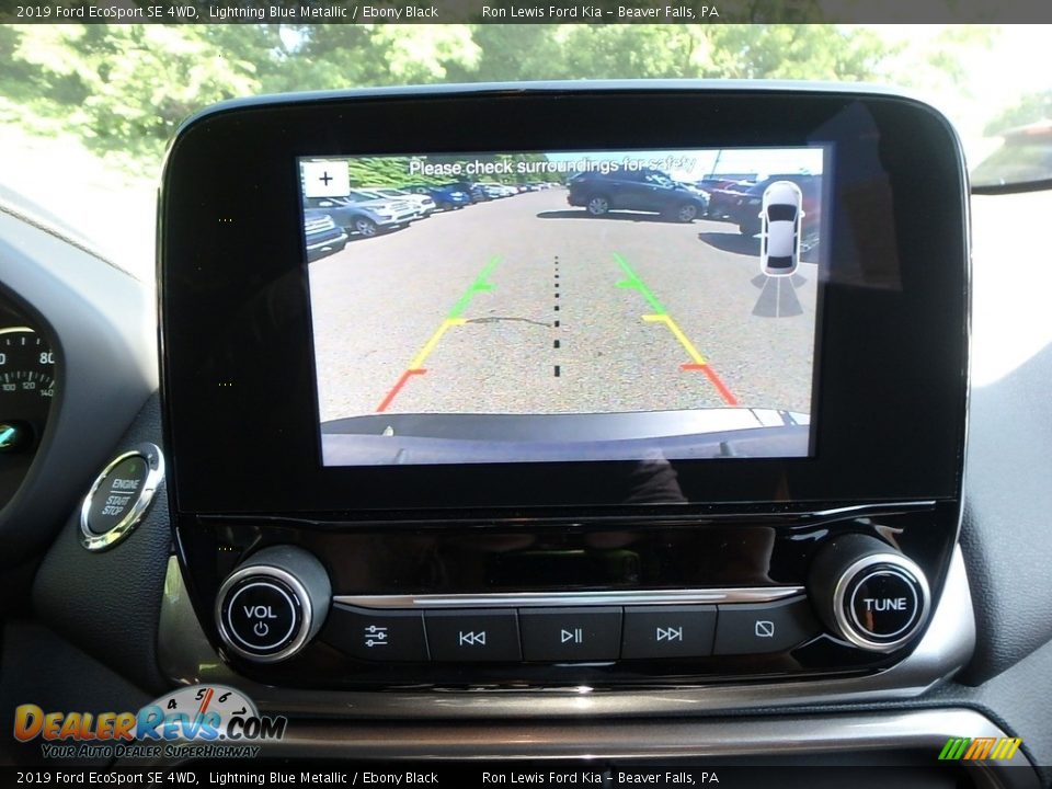 2019 Ford EcoSport SE 4WD Lightning Blue Metallic / Ebony Black Photo #19