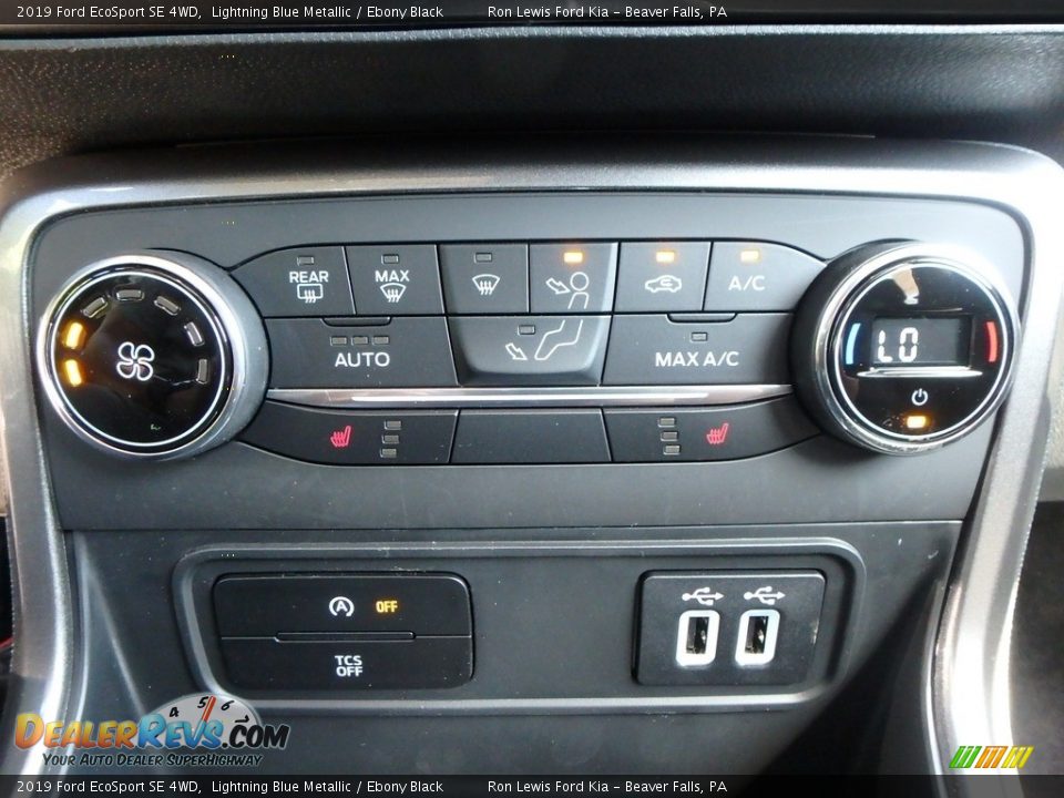 2019 Ford EcoSport SE 4WD Lightning Blue Metallic / Ebony Black Photo #20