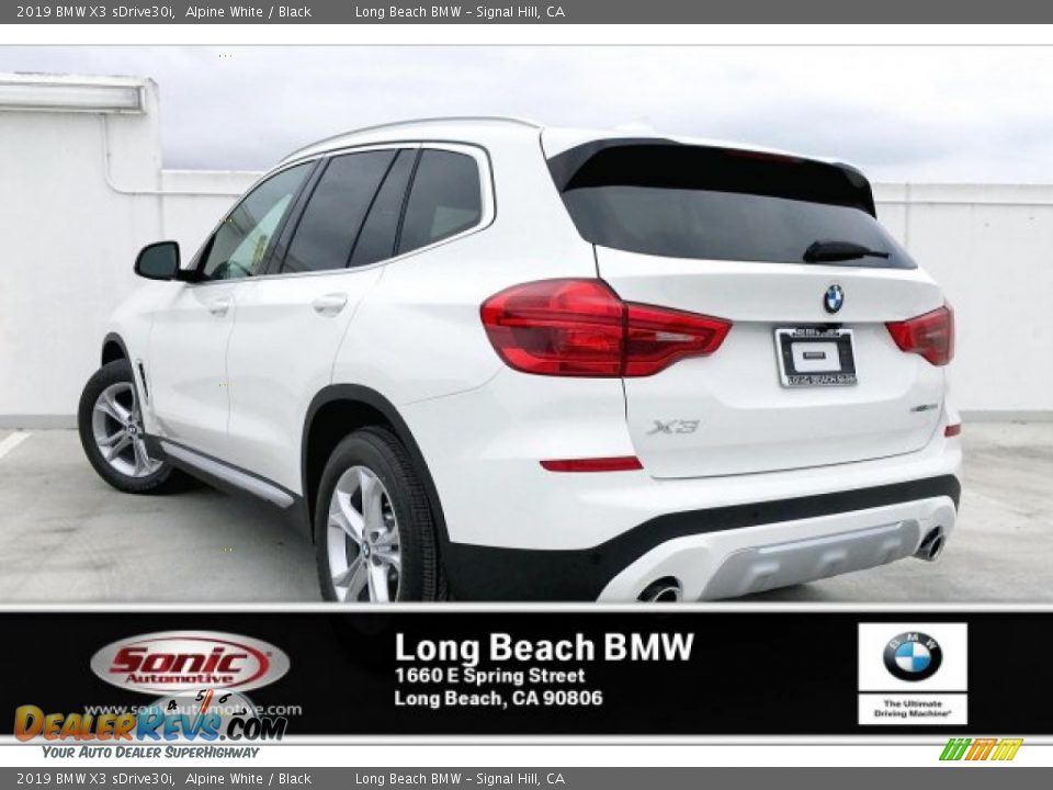2019 BMW X3 sDrive30i Alpine White / Black Photo #2