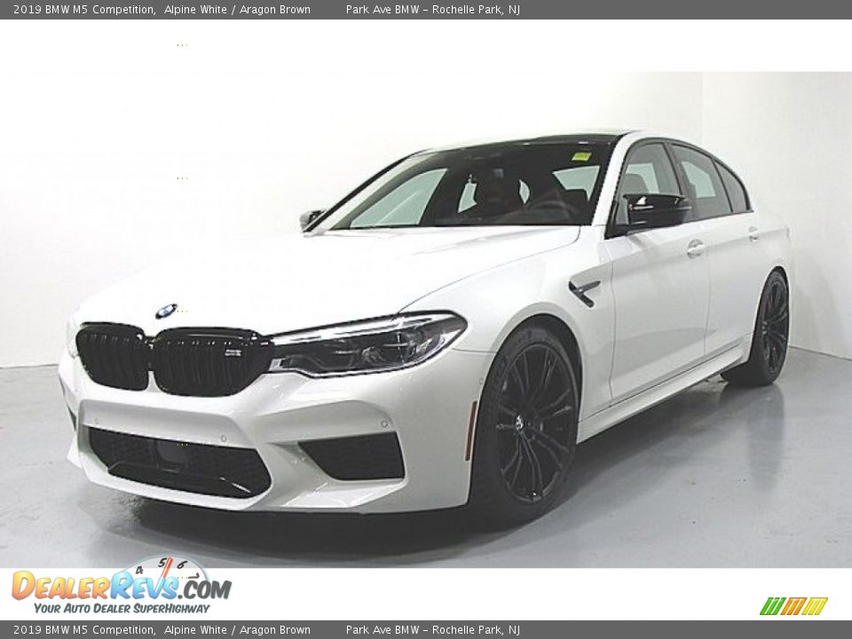 2019 BMW M5 Competition Alpine White / Aragon Brown Photo #1