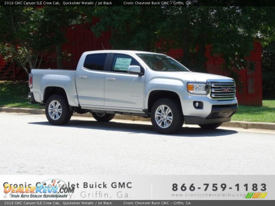 2019 GMC Canyon SLE Crew Cab Quicksilver Metallic / Jet Black Photo #1