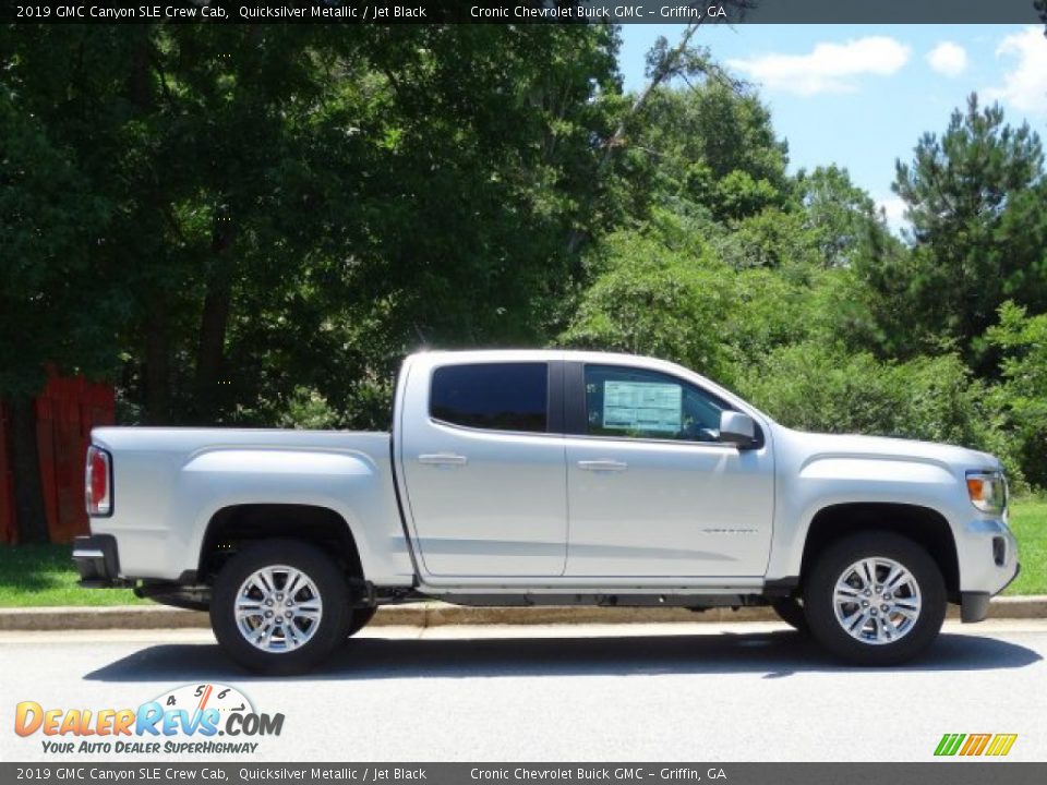 2019 GMC Canyon SLE Crew Cab Quicksilver Metallic / Jet Black Photo #2