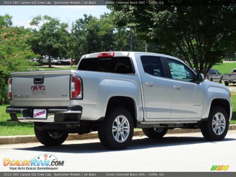 2019 GMC Canyon SLE Crew Cab Quicksilver Metallic / Jet Black Photo #3