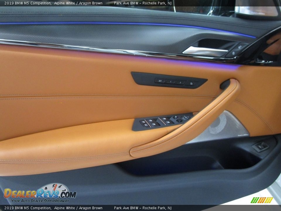 2019 BMW M5 Competition Alpine White / Aragon Brown Photo #7