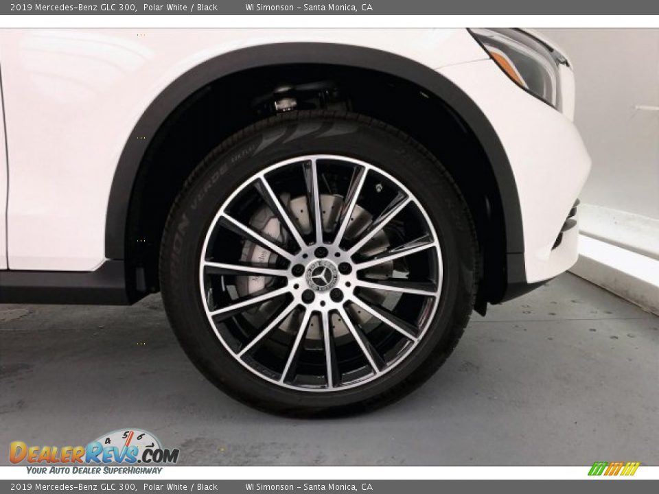 2019 Mercedes-Benz GLC 300 Polar White / Black Photo #9