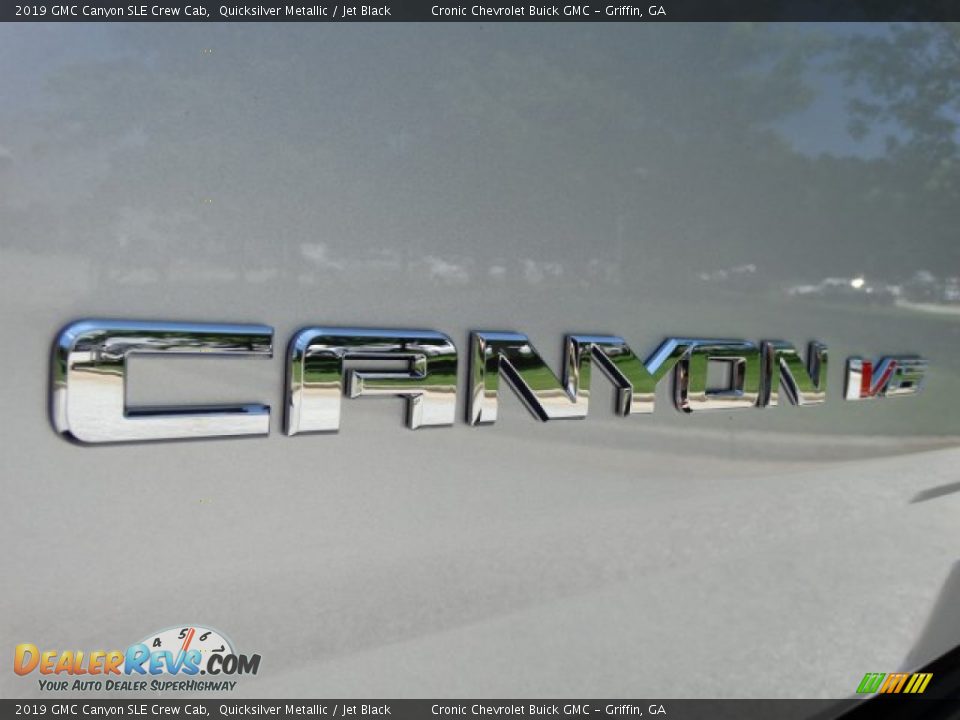 2019 GMC Canyon SLE Crew Cab Quicksilver Metallic / Jet Black Photo #9