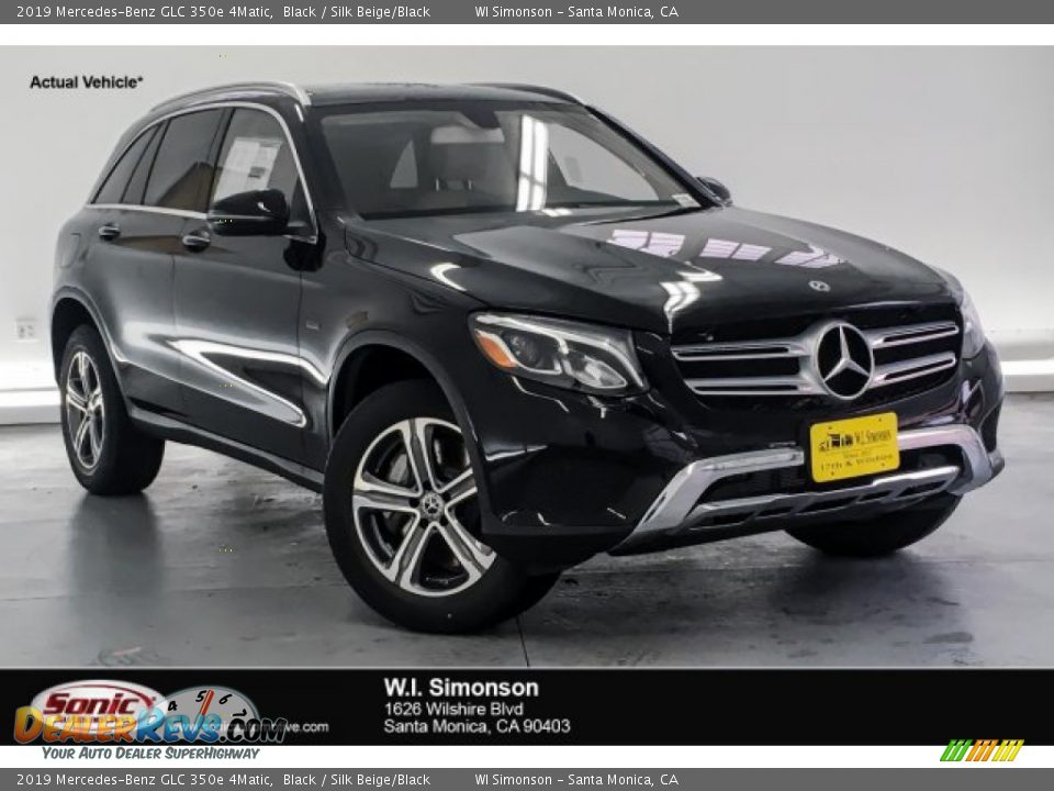 2019 Mercedes-Benz GLC 350e 4Matic Black / Silk Beige/Black Photo #1
