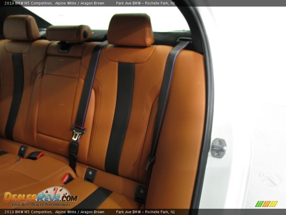 2019 BMW M5 Competition Alpine White / Aragon Brown Photo #11