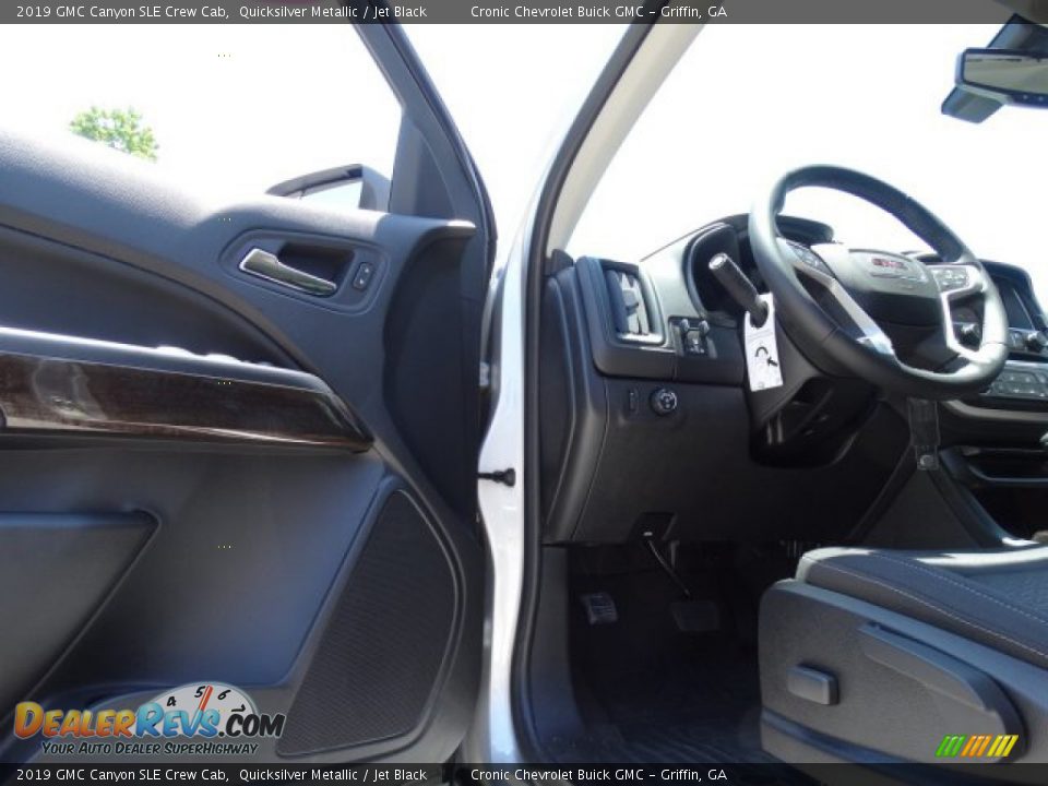 2019 GMC Canyon SLE Crew Cab Quicksilver Metallic / Jet Black Photo #12