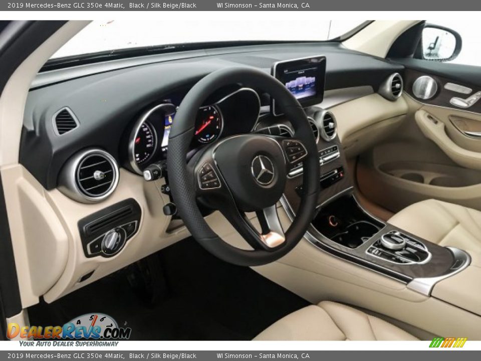 2019 Mercedes-Benz GLC 350e 4Matic Black / Silk Beige/Black Photo #4