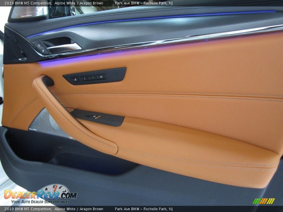 2019 BMW M5 Competition Alpine White / Aragon Brown Photo #13