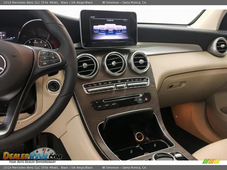 2019 Mercedes-Benz GLC 350e 4Matic Black / Silk Beige/Black Photo #6