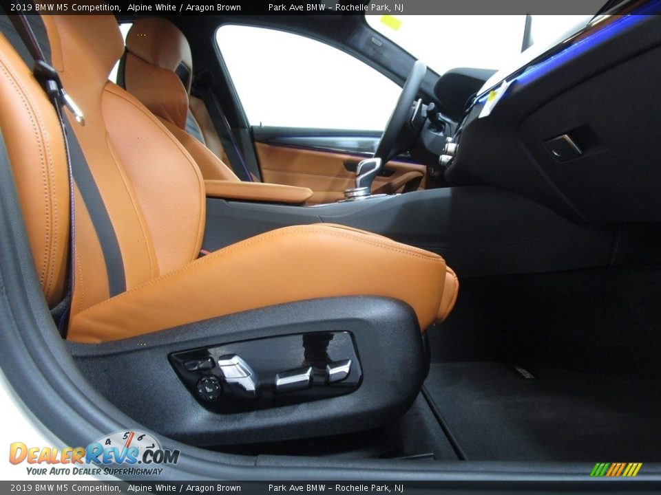 2019 BMW M5 Competition Alpine White / Aragon Brown Photo #15