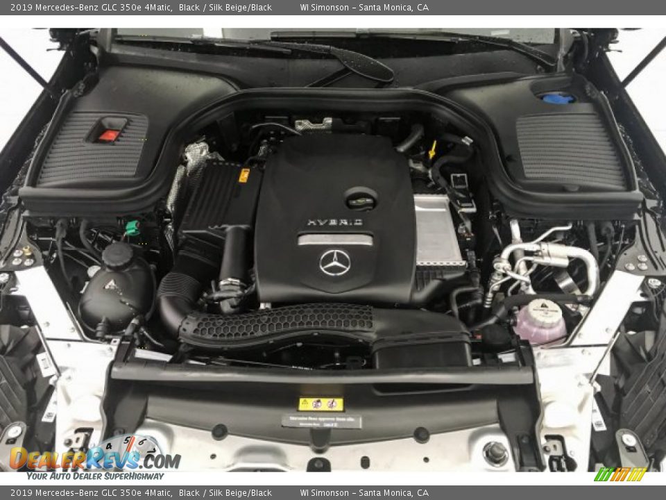 2019 Mercedes-Benz GLC 350e 4Matic Black / Silk Beige/Black Photo #8