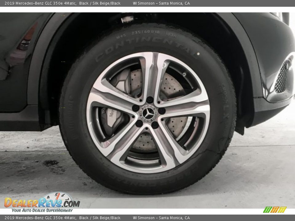 2019 Mercedes-Benz GLC 350e 4Matic Black / Silk Beige/Black Photo #9