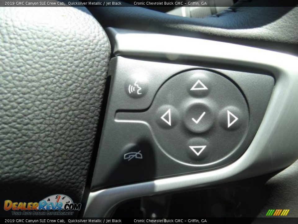 2019 GMC Canyon SLE Crew Cab Quicksilver Metallic / Jet Black Photo #19