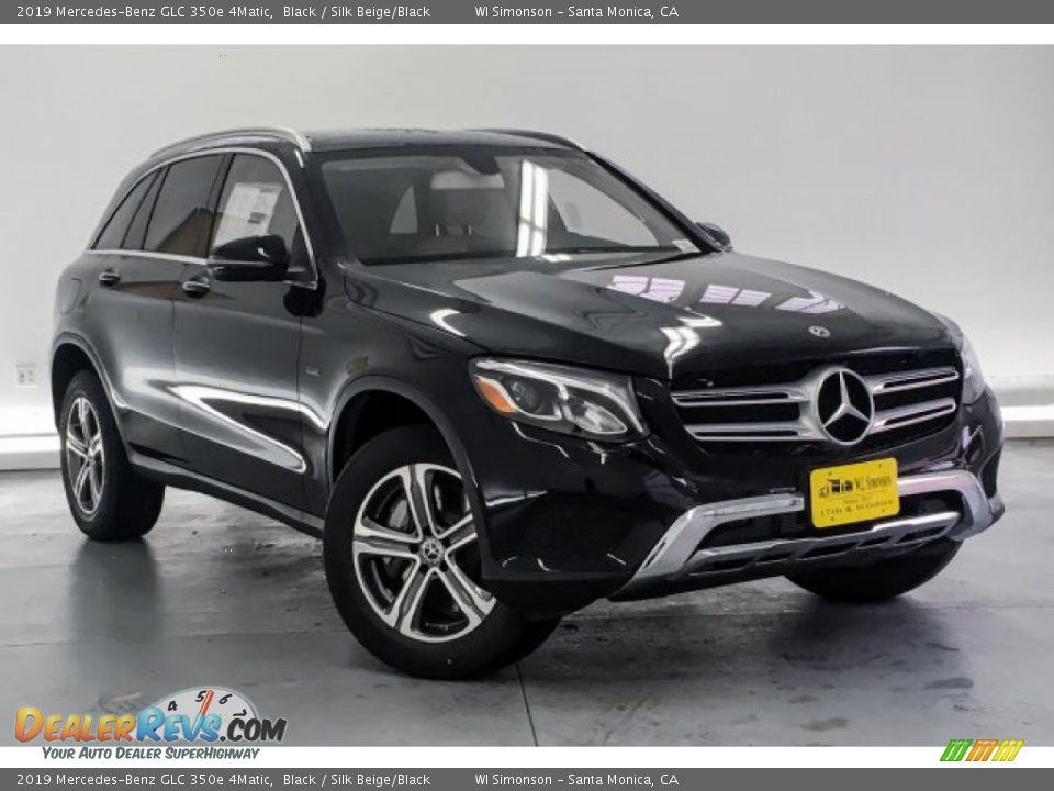 2019 Mercedes-Benz GLC 350e 4Matic Black / Silk Beige/Black Photo #10