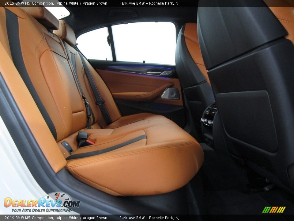 2019 BMW M5 Competition Alpine White / Aragon Brown Photo #18