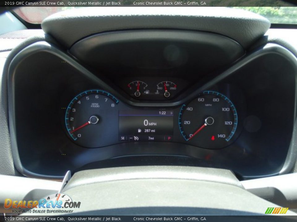 2019 GMC Canyon SLE Crew Cab Quicksilver Metallic / Jet Black Photo #20