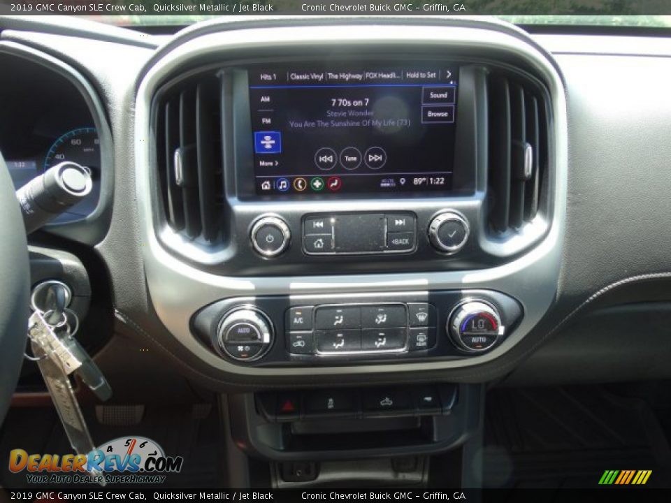 2019 GMC Canyon SLE Crew Cab Quicksilver Metallic / Jet Black Photo #21