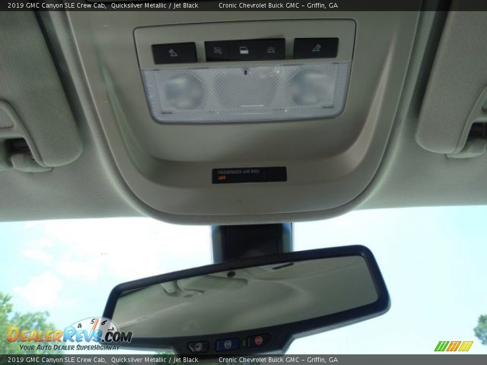 2019 GMC Canyon SLE Crew Cab Quicksilver Metallic / Jet Black Photo #23