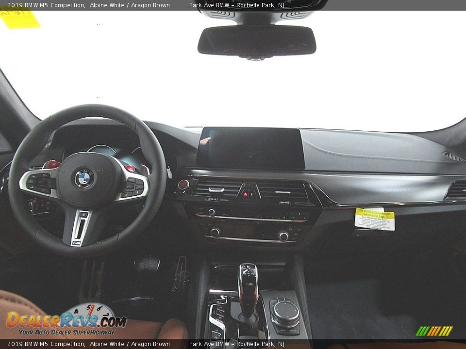 2019 BMW M5 Competition Alpine White / Aragon Brown Photo #21
