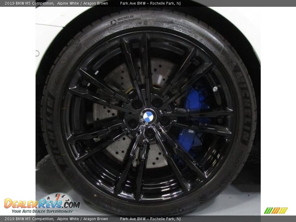 2019 BMW M5 Competition Alpine White / Aragon Brown Photo #27