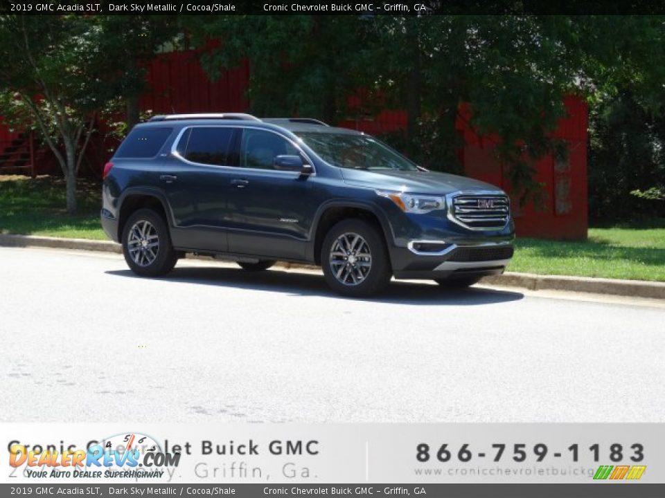 2019 GMC Acadia SLT Dark Sky Metallic / Cocoa/Shale Photo #1