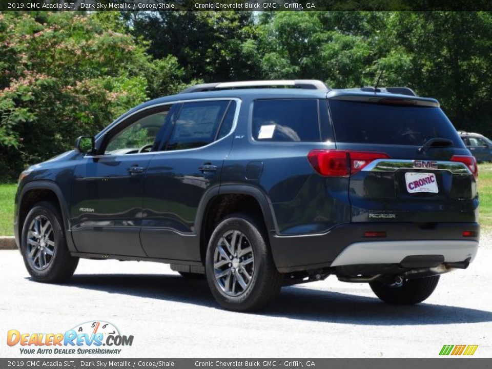 2019 GMC Acadia SLT Dark Sky Metallic / Cocoa/Shale Photo #6