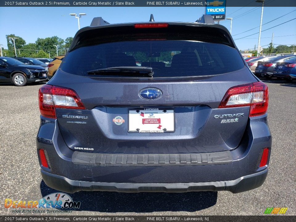 2017 Subaru Outback 2.5i Premium Carbide Gray Metallic / Slate Black Photo #6
