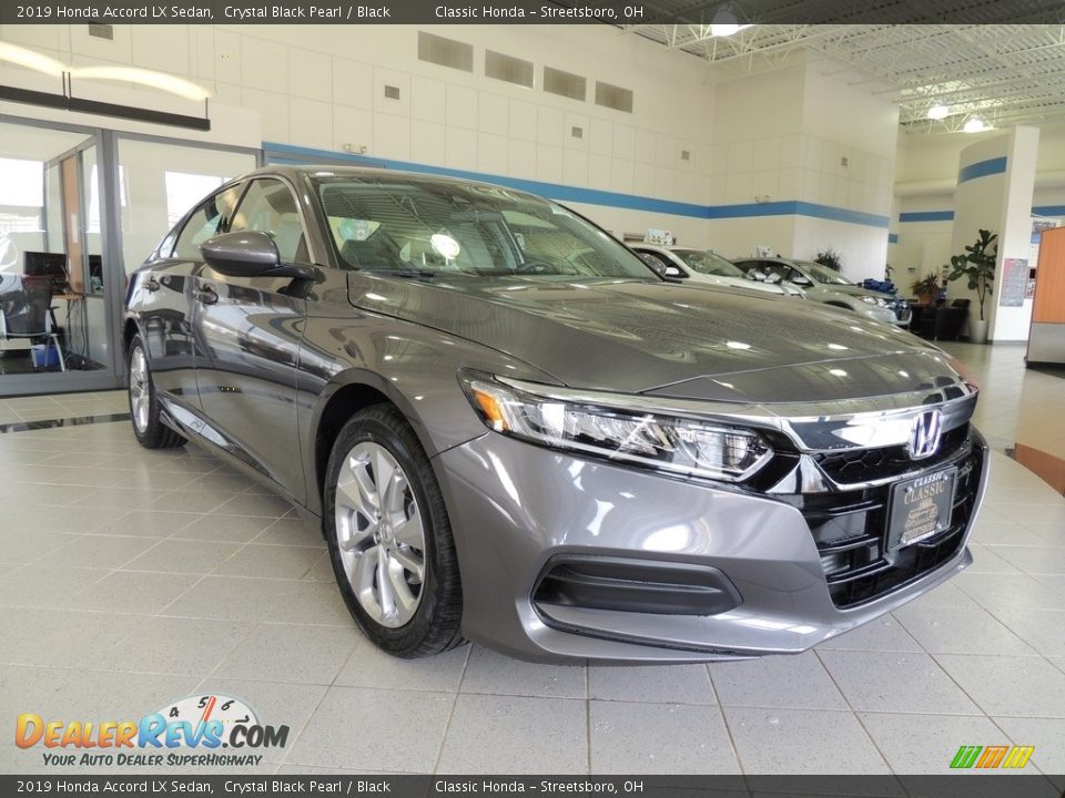 2019 Honda Accord LX Sedan Crystal Black Pearl / Black Photo #3